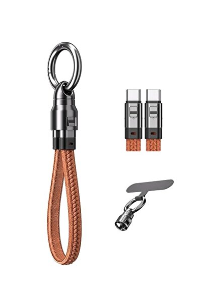 NALACAL USB C Cable Keychain Charger Cable, Short 240W PD Fast Charging Type ...