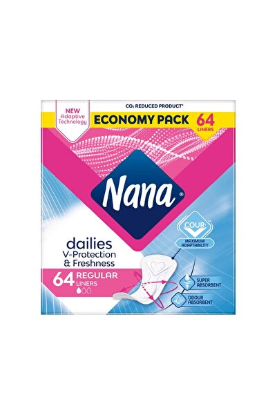Nana Panty Liners Duo Normal (64pcs) x3