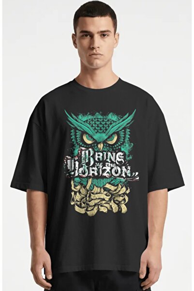 SEVBANO Μπλουζάκι Bring Me The Horizon με στάμπα ροκ μέταλ μουσικού συγκροτήμ...