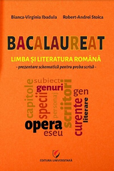 Universitara Bacalaureat. Limba si literatura romana. Prezentare schematica p...