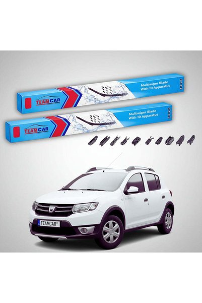 TEAMCAR Wipers Dacia Sandero II 2015-present | Front Set Flat Premium – TeamCar®