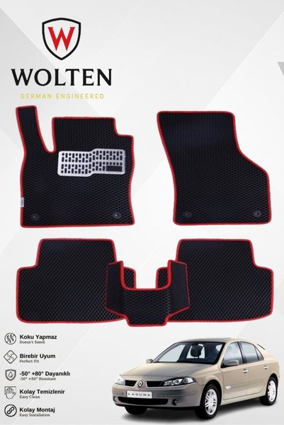 w wolten german engineered RENAULT-LAGUNA 2-(2001-2007) İÇİN EVA İÇ PASPAS TA...