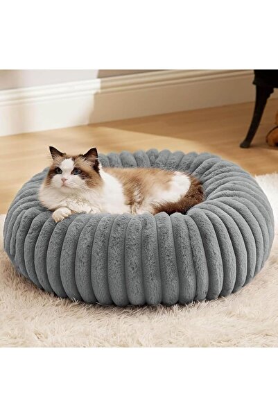GENERAL Cat Bed for Indoor Cats - Small Dog Beds with Corduroy Fleece and Non...