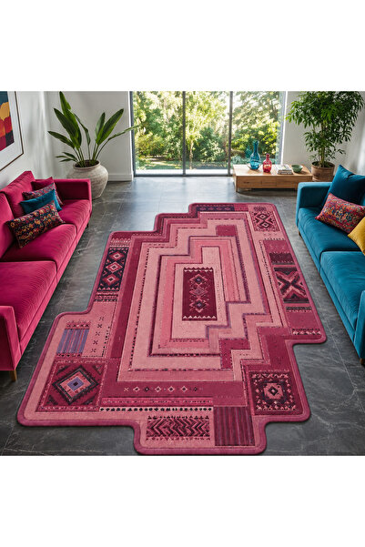 Rugs Modern Halı SDT Geometrik Desenli Modern Dokuma Taban Dekoratif Halı sdt...