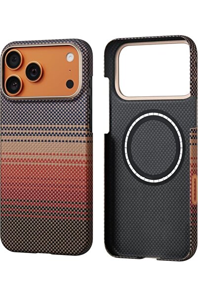 GENERAL Magnetic Protective Case for Phone 17 Pro Max: Carbon Fiber Pattern M...