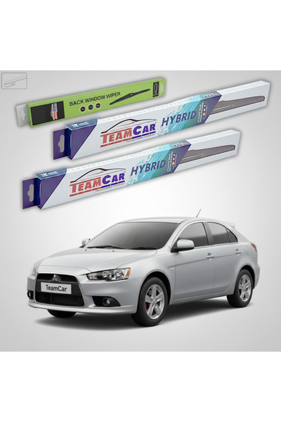 TEAMCAR Ștergătoare Mitsubishi Lancer Sportback (CX) 2008+ |   Set Hibrid Faț...