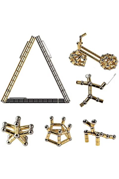 Generic Brand Pix Magnetic Fidget, Multifuncțional, Jucărie Antistres cu 13 S...