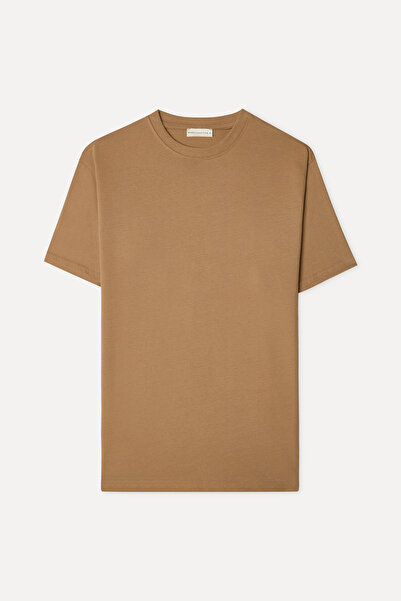 Mudo Tricou maro pentru bărbați cu gât tip crewneck