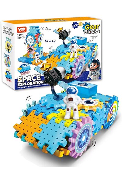 GENERAL 3 in 1 Astronaut Building Block Toy Set, 3D Interlocking Puzzle for B...