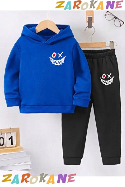 ZAROKANE Red Eyes Sulite Printed Winter Children's Hooded Cotton Inside Track...