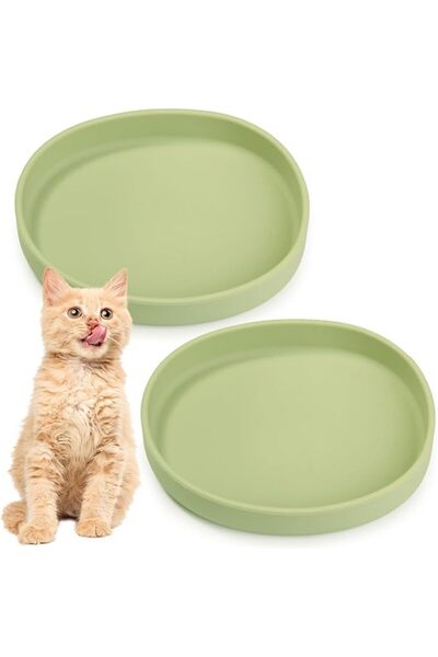 TERRIFI Silicone Cat Bowls - Non-Slip, Non-Skid Food Bowls for Cats and Dogs ...