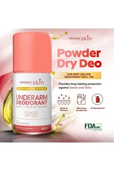 Organic Skin Powder Dry Deo – Long-Lasting Underarm Protection