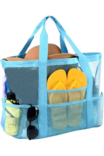 CozyNook Extra Large Mesh Beach Bag,Waterproof Sand Proof Beach Tote Bag with...