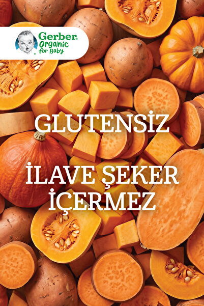 GERBER Organik Bal Kabağı ve Tatlı Patates Püresi 125 g