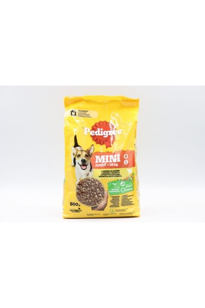 Pedigree Hrană pentru câini Mini Adult Pui și Legume 500g