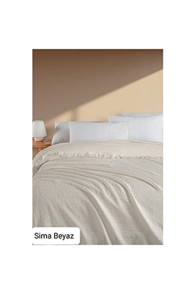 Şıkel Double Single Pike 220X240 Sima White