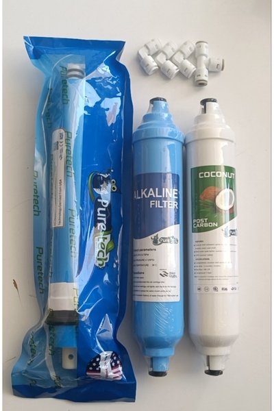 puretech su arıtma filtreleri NSF FDA onaylıdır membran alkalin ve pos karbon...