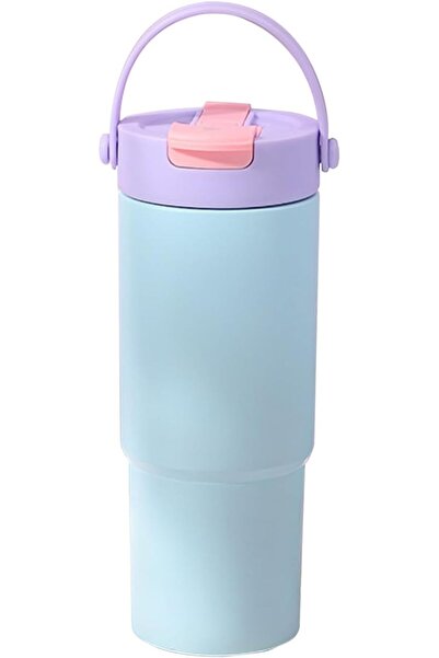 GENERAL Insulated Water Bottle with Straw and Dual Drinking Lid, Stainless St...