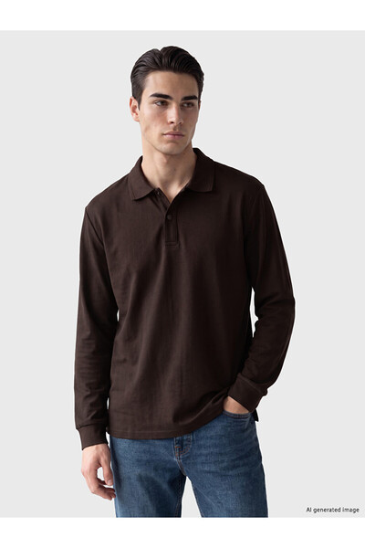 LC Waikiki Lcwaikiki Classic Polo Neck Men's Sweatshirt