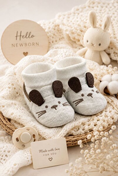 Pico Baby Soft Socks / Non-Slip Soles / Baby Knitwear First Step Booties
