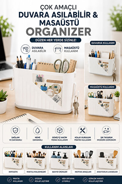 modalonga size ne lazım? Çok Amaçlı Duvara Asılabilir & Masaüstü Organizer - ...