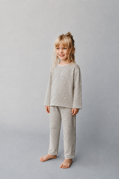 ÖZ PAMUK Set de pijamale cu model pentru copii – Seturi de pijamale cu mânecă...