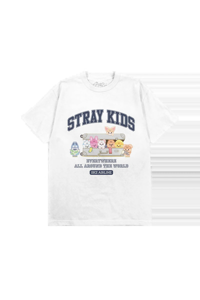 Mercher Club SKZOO T-SHIRT STAY AIRLINE Ver. – Stray Kids EU Doris Shirt
