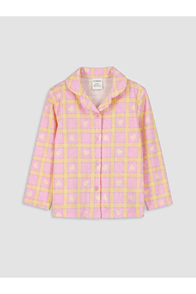 LC Waikiki Shirt Collar Girl's Pajama Top