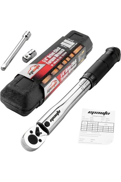 EPAuto 1/4-Inch Drive Click Torque Wrench (20-200 in.-lb. / 2.26~22.6 Nm)