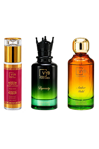 VYB Perfumes DAR Luxury Perfumes Gift Box for Men & Women, Dynasty & Amber Go...