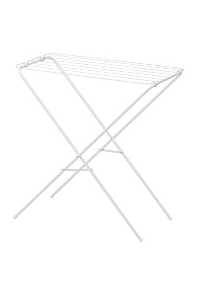 AboutThePerfect beyaz çamaşır kurutma askılığı 79x40x82 cm