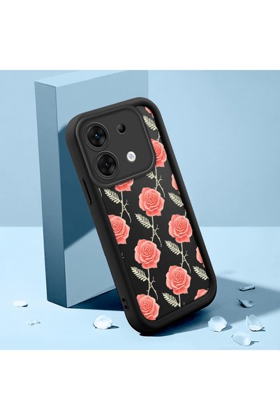 CHICASELUX Infinix Zero 30 5g Compatible Retro Pink Rose Printed Case, Sturdy...