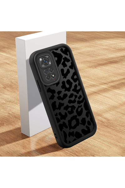 CHICASELUX حافظة ليوبارد سوداء متوافقة مع هاتف Redmi Note 11/Note 11S، مناسبة...