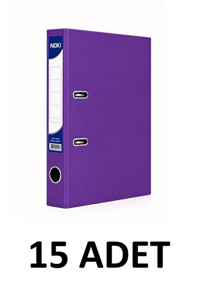 Noki 15 Pieces Narrow Plastic Folder A4 Folder