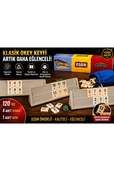 ESER Plastic Okey Team Large 1006