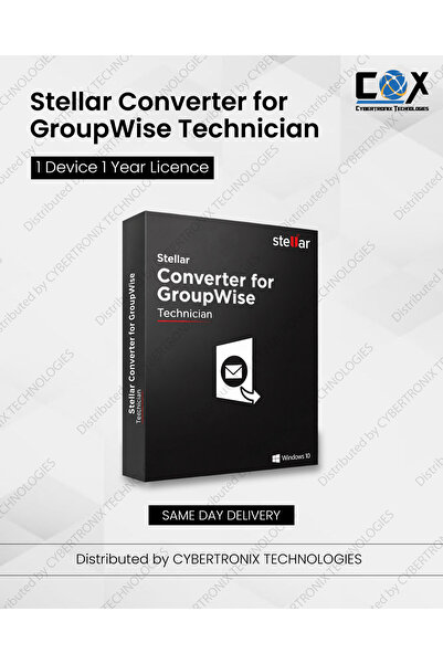 STELLAR Converter for GroupWise Technician | 1 Device for 1 Year | Digital Li...