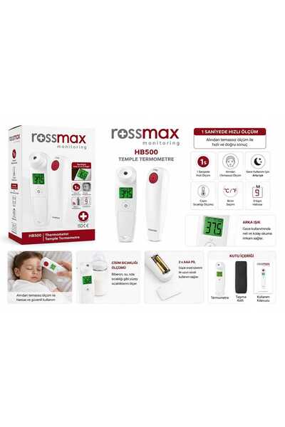Rossmax TEMPLE TERMOMETRE HB500