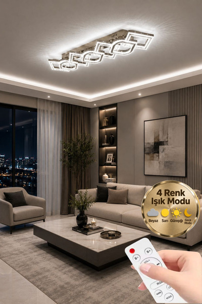 Lumia Lighting Lucia Model 7"li Eskitme 3 Renk Modu Yemek Masası Oturma Çocuk...