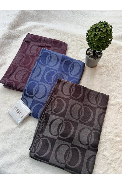 shalby Hijab Cotton Soft Textured New Big Loop Pattern Jacquard Shawl Set of ...