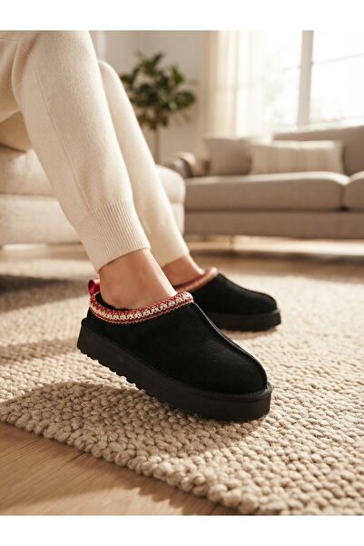 KUUM LONDON K11-Y01 Women's High-Top Fur-Lined Comfy Ug Slippers