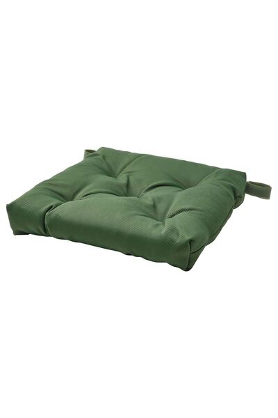 IKEA Yeşil Sandalye Minderi 35x38 cm Yumuşak Dolgulu