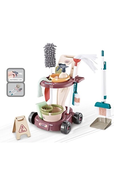 KidProtect ® JuniorClean Kit Cleaning Play Set, 20 Accessories, Water Puff, B...