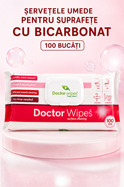 DOCTOR WIPES DR. WIPES Υγρά Μαντηλάκια Πολλαπλών Επιφανειών 100 Τεμάχια