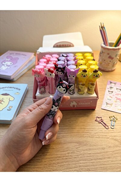 Genel Markalar Kuromi my melody hello kity basmalı silgi 1 adet fiyatı