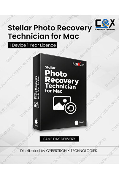 STELLAR Photo Recovery Technician for Mac | 1 Device for 1 Year | Digital Lic...
