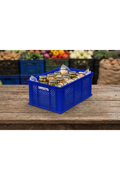 STT ENDÜSTRİ TAŞIMA KASASI , SEPET , TABAN KAPALI YANLAR DELİKLİ MODEL - 40*6...