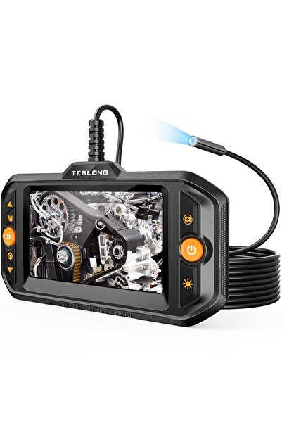 Teslong Otomotiv Mekanik Tesisat Duvarı için Işıklı Borescope Kamera