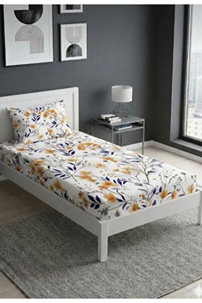 Bercetekstil Single Elastic Sheet Set + Pillowcase 100X200