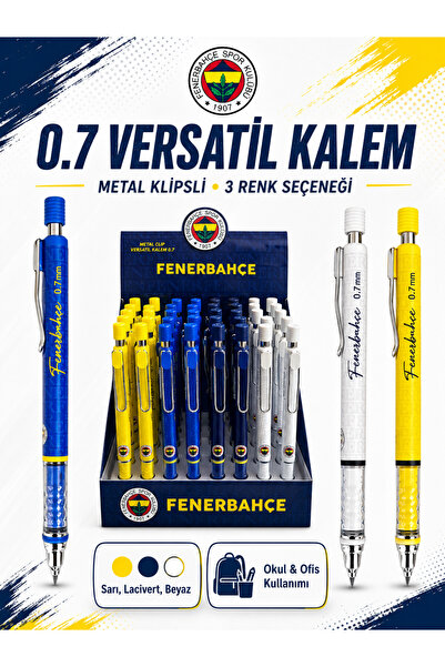 kruxon Fb 0.7 mm Versatil Tip Pen with Metal Clip and 3 Color Options