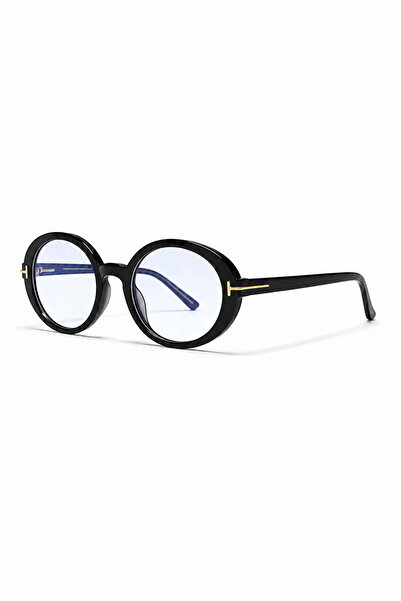 BAPPİR Blue Block Women's Buckle New Season Blue Light Protection Glasses Bla...